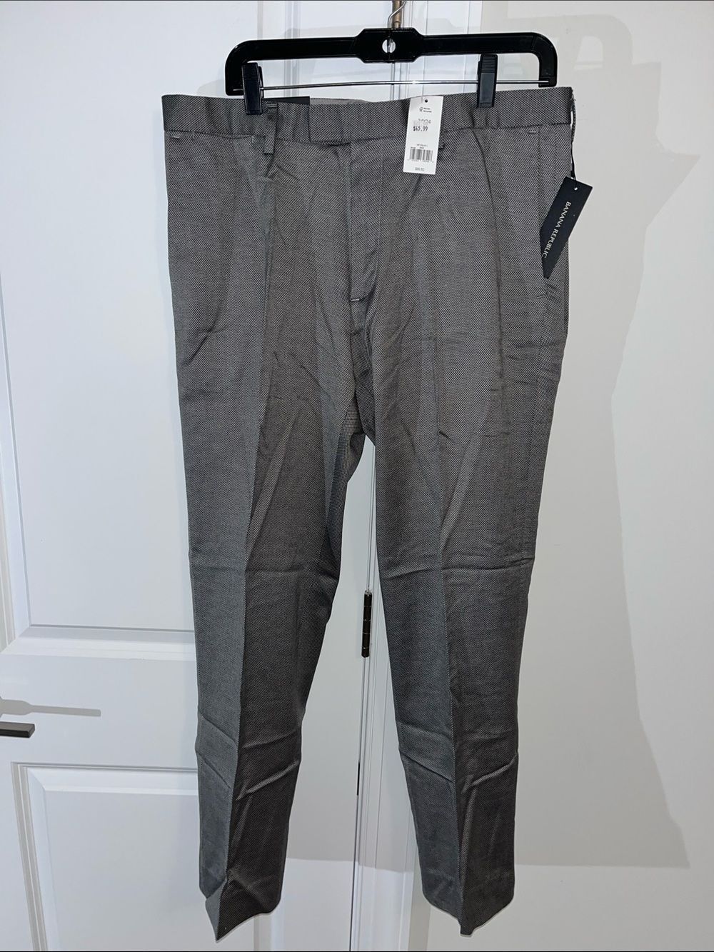 Banana Republic Casual Modern Slim Fit Trousers Pants 34 x 34 Cotton/Spandex
